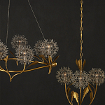 Люстра круглая с декором в виде цветков одуванчика Hanging Dandelion варинант исполнения - 6 | Loft Concept в Екатеринбурге