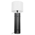 Настольная лампа с металлиеским черным трубчатым основанием Fulgurite варинант исполнения - 3 | Loft Concept в Екатеринбурге