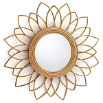 Зеркало из ротанга в форме цветка WICKER MIRROR 65  варинант исполнения - 1 | Loft Concept в Екатеринбурге