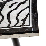 Стол обеденный из натурального мрамора Marble BW Accent Table варинант исполнения - 2 | Loft Concept в Екатеринбурге