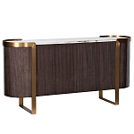 Комод  округлой формы с дверцами Chest of Precious Breed варинант исполнения - 2 | Loft Concept в Екатеринбурге