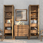 Комод из массива дуба с 3-мя ящиками Tasteful Furniture варинант исполнения - 2 | Loft Concept в Екатеринбурге