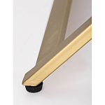 Приставной столик с выдвижным ящиком  White Table Carved Pattern варинант исполнения - 6 | Loft Concept в Екатеринбурге