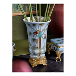 Ваза из фарфора с бронзовыми элементами Tropical Garden варинант исполнения - 8 | Loft Concept в Екатеринбурге