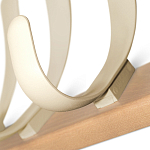 Вешалка настенная с 4-мя бежевыми крючками из пластика Curves Hangers варинант исполнения - 2 | Loft Concept в Екатеринбурге