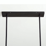 Люстра линейная прямоугольная с подвесками из натурального перламутра Nacre варинант исполнения - 4 | Loft Concept в Екатеринбурге