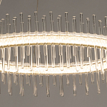 Люстра круглая с прозрачными стеклянными трубками 51 см Nembus варинант исполнения - 5 | Loft Concept в Екатеринбурге