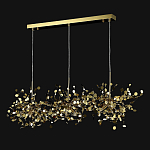 Люстра подвесная из трех частей с металлическими круглыми элементами Terzani Argent варинант исполнения - 4 | Loft Concept в Екатеринбурге