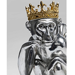 Статуэтка обезьяна в короне серебряная Golden Monkey варинант исполнения - 1 | Loft Concept в Екатеринбурге