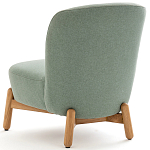Кресло на деревянных ножках Olguin Green Chair варинант исполнения - 4 | Loft Concept в Екатеринбурге