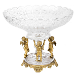Чаша на бронзовых ножках с тремя ангелами Eden Garden варинант исполнения - 1 | Loft Concept в Екатеринбурге