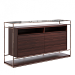 Дизайнерский комод в металлическом каркасе Valerian варинант исполнения - 1 | Loft Concept в Екатеринбурге
