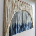 Панно дизайнерское из нитей Quiet Sea варинант исполнения - 2 | Loft Concept в Екатеринбурге