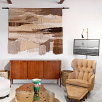 Тканый вручную монументальный настенный гобелен Earth Flow варинант исполнения - 4 | Loft Concept в Екатеринбурге