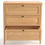 Комод с 3-мя ящиками светлый дуб Silva Oak Chest of Drawers варинант исполнения - 3 | Loft Concept в Екатеринбурге