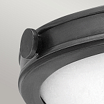 Потолочный светильник в форме неглубокой чаши с белым плафоном Hinkley варинант исполнения - 3 | Loft Concept в Екатеринбурге