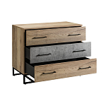 Комод с 3-мя ящиками в стиле лофт Urban Style Space варинант исполнения - 3 | Loft Concept в Екатеринбурге