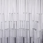 Люстра круглая с прозрачными стеклянными трубками Nembus варинант исполнения - 3 | Loft Concept в Екатеринбурге