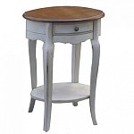 Тумба прикроватная овальная с ящиком Interiors Romance варинант исполнения - 1 | Loft Concept в Екатеринбурге