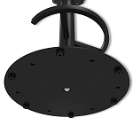 Барный стул вращающийся со спинкой и подлокотниками Douglas Rhombus Синий Велюр варинант исполнения - 7 | Loft Concept в Екатеринбурге