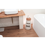 Керамический столик с деревянной столешницей "Пешка" варинант исполнения - 2 | Loft Concept в Екатеринбурге