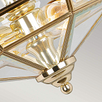 Потолочный светильник шестигранной формы с прозрачными стеклянным плафоном Elstead Lighting варинант исполнения - 11 | Loft Concept в Екатеринбурге