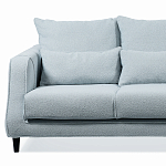 Диван Seldon с мягкими подушками голубое букле варинант исполнения - 4 | Loft Concept в Екатеринбурге