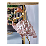 Настольная лампа с абажуром Розовый Фламинго Porcelain Flamingo Lamp варинант исполнения - 3 | Loft Concept в Екатеринбурге