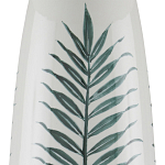 Настольная лампа овальная с тропическим принтом Stylized Aalm Leaves Motif варинант исполнения - 1 | Loft Concept в Екатеринбурге