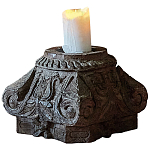 Подсвечник из массива тика Antique Solid Teak Candle Holder варинант исполнения - 1 | Loft Concept в Екатеринбурге