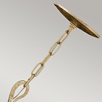 Люстра дизайнерская золотого цвета с 6-ю лампами на изогнутых рожках с текстурной поверхностью Hinkley варинант исполнения - 3 | Loft Concept в Екатеринбурге