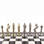 Шахматы Ренессанс с доской из натурального мрамора Decorative Thematic Chess варинант исполнения - 2 | Loft Concept в Екатеринбурге