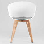 Стул из пластика с мягким сиденьем Eames варинант исполнения - 2 | Loft Concept в Екатеринбурге