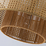 Подвесной светильник с абажуром из плтеного бамбука Light Inside the Cell варинант исполнения - 9 | Loft Concept в Екатеринбурге