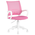 Офисное кресло с основанием из белого пластика Desk chairs Pink варинант исполнения - 1 | Loft Concept в Екатеринбурге