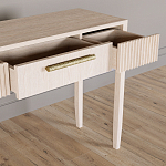 Элегантная Консоль Primo с выдвижным ящиком Светлый дуб варинант исполнения - 4 | Loft Concept в Екатеринбурге