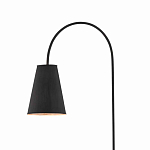 Торшер с изогнутым корпусом на бетонном основании Black Portland варинант исполнения - 1 | Loft Concept в Екатеринбурге