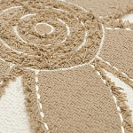 Подушка с цветочным принтом и кисточками Blooming Elegance Harper варинант исполнения - 2 | Loft Concept в Екатеринбурге