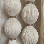 Панно на стену из хлопковых нитей White Morse Wall Hanging  варинант исполнения - 3 | Loft Concept в Екатеринбурге