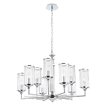 Люстра с 9-ю цилиндрическими стеклянными плафонами Jeanette варинант исполнения - 7 | Loft Concept в Екатеринбурге