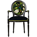 Стул с подлокотниками из бука с изображением птицы и цветов Blooming Birds варинант исполнения - 1 | Loft Concept в Екатеринбурге