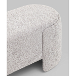 Банкетка Taks букле светло-серый варинант исполнения - 3 | Loft Concept в Екатеринбурге