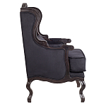 Кресло George Grand Armchair black velour варинант исполнения - 2 | Loft Concept в Екатеринбурге