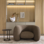 Дизайнерское полукруглое мягкое кресло CINNAMON Armchair варинант исполнения - 3 | Loft Concept в Екатеринбурге