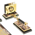 Настольный письменный набор из яшмы Manager Organizer варинант исполнения - 6 | Loft Concept в Екатеринбурге