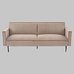 Диван современный вельветовый прямой Worcester Бежевый  варинант исполнения - 2 | Loft Concept в Екатеринбурге