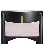 Барный стул из массива ясеня с обивкой из рогожки Elegant Ash Shape варинант исполнения - 4 | Loft Concept в Екатеринбурге