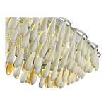 Люстра с подвесками в форме капель на серебристом каркасе Raindrop варинант исполнения - 4 | Loft Concept в Екатеринбурге