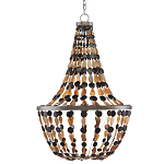 Люстра каплевидной формы с подвесками в виде декоративных бусин Flat Beads варинант исполнения - 2 | Loft Concept в Екатеринбурге