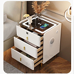 Умная прикроватная тумбочка c зарядкой для телефона Smart Furniture варинант исполнения - 5 | Loft Concept в Екатеринбурге